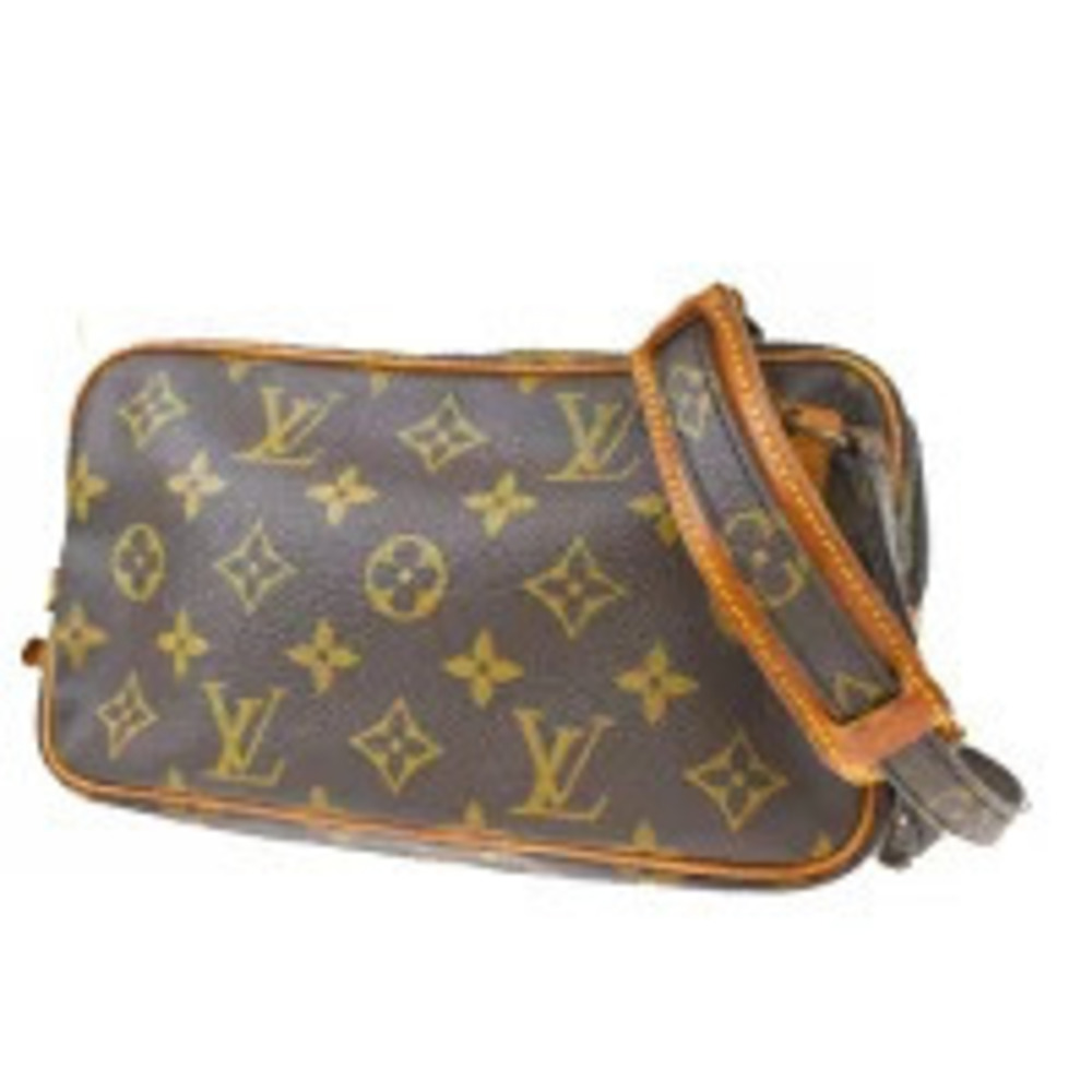 Louis Vuitton Pochette Marly Bandouliere Shoulder Bag Monogram Leather